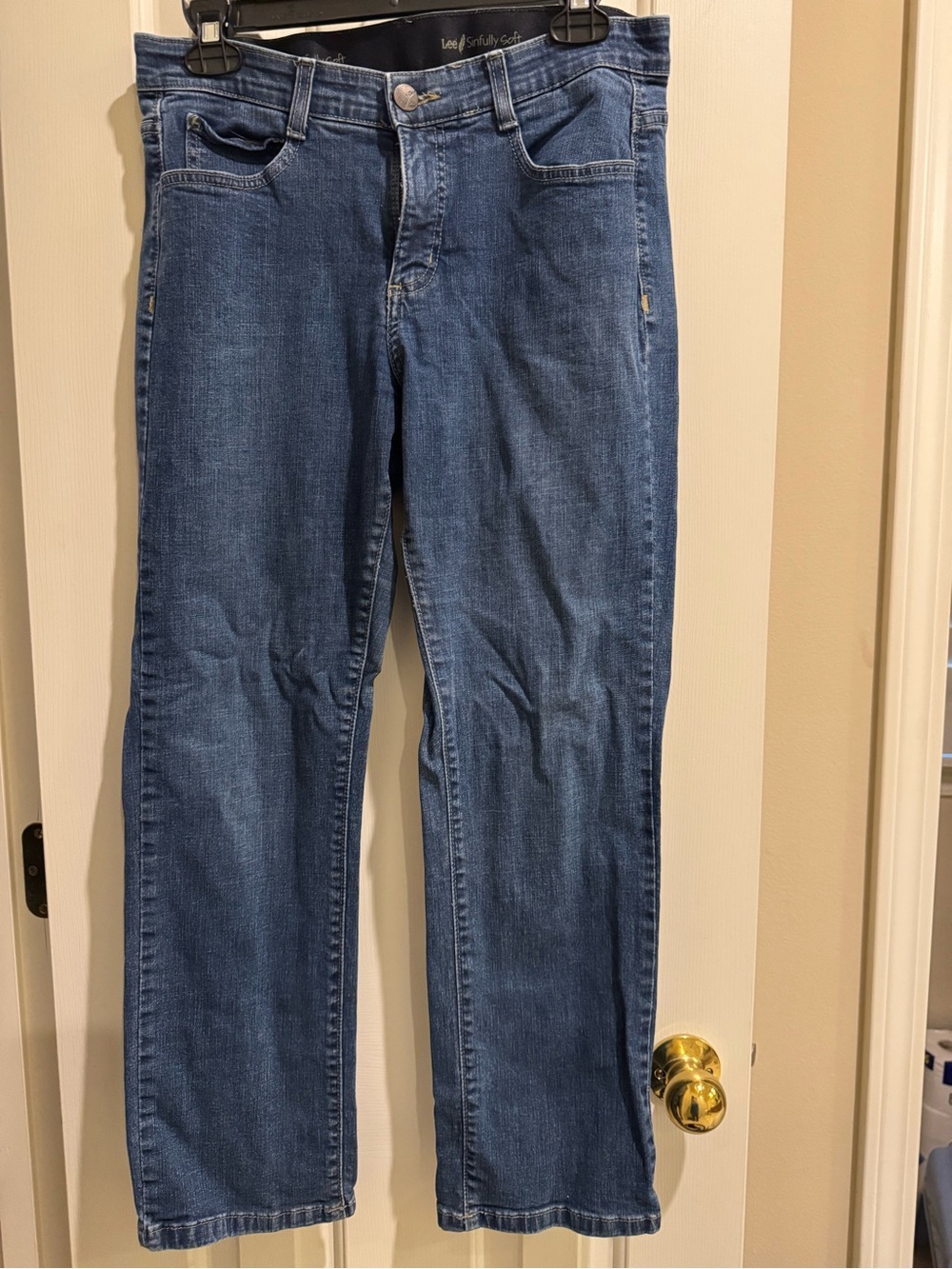 Lee Women’s Straight Leg Jeans - Medium Blue